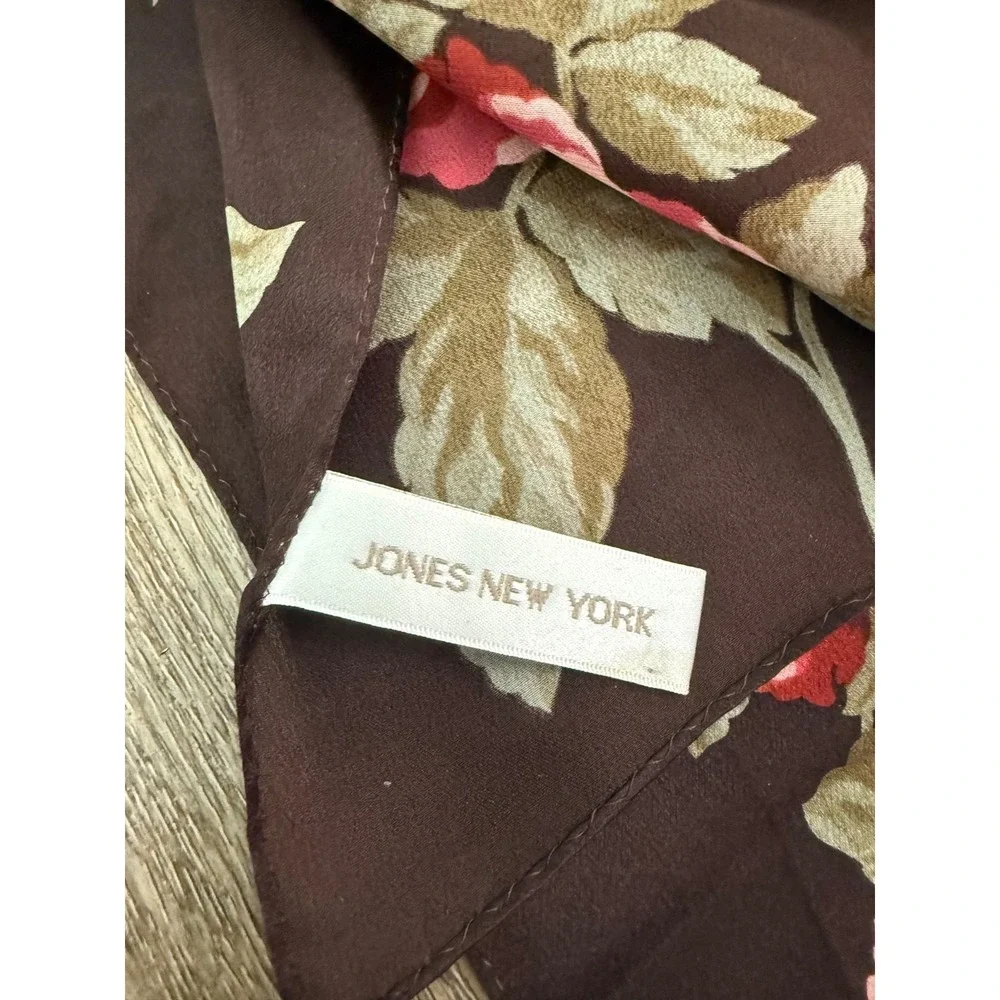 Jones New York Floral Silk Scarf‎ | 52